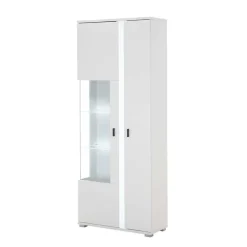 Best Beleuchtete Design TV Wohnwand in Weiß - Tirol (vierteilig) Wohnwände