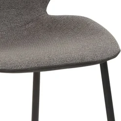 Best Bequemer Barstuhl in Anthrazit & Schwarz - Ambrogio Hocker