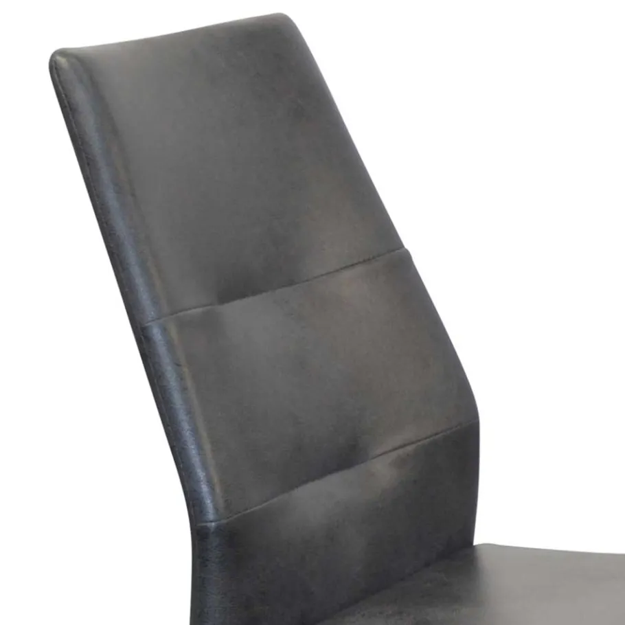 Clearance Beton Optik Tisch & Schwingstühle - Grenados (fünfteilig) Sitzgruppe