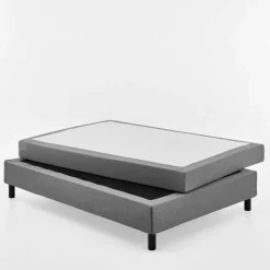 Clearance Bett für Dachschrägen in Grau & Schwarz - Esmeraldino Betten