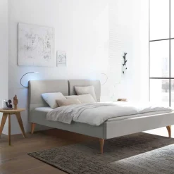 Best Bett im Skandinavischen Stil in Grau - Zeilo Betten