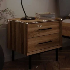 Best Bett mit Wildeiche Rahmen & Polsterkopfteil in Grau - Kerfa Betten