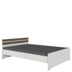 Best Bettgestell in Holz verwittert Eiche Dekor - Liesca Betten