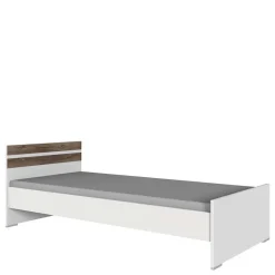 Best Bettgestell in Holz verwittert Eiche Dekor - Liesca Betten