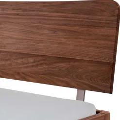 Clearance Bettgestell in 140x200 aus Nussbaum Massivholz - Vaslui Betten