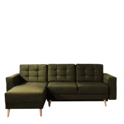 Best Bettsofa Polsterecke in Oliv Grün - Joshua Betten|Sofas