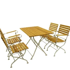 Best Biergarten Tisch & Armlehnenstühle - Contencia (fünfteilig) Sitzgruppe