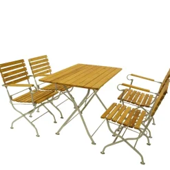 Best Biergarten Tisch & Armlehnenstühle - Contencia (fünfteilig) Sitzgruppe