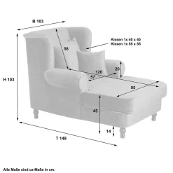 Sale Big Polstersessel mit Ohren - Ruvania Sessel