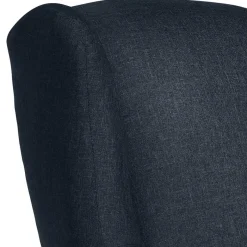 Best Blauer Ohrensessel mit Buche Beinen - Mag Sessel