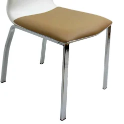 Sale Braun Weiße Tischgruppe Sisela mit ausziehbarem Tisch (fünfteilig) Sitzgruppe