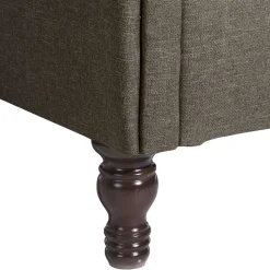 Discount Brauner Federkernsessel im Chesterfield Look - Palencia Sessel