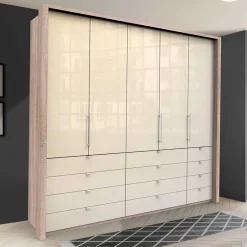 Best Breiter Kleiderschrank mit 12 Schubladen - Rativian KleiderschrÀnke