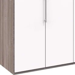 Best Breiter Schlafzimmerschrank mit weißen Falttüren - Tivierto Kleiderschränke|Schränke