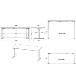 Best Bürotisch elektrisch höhenverstellbar - Espnoz Tische