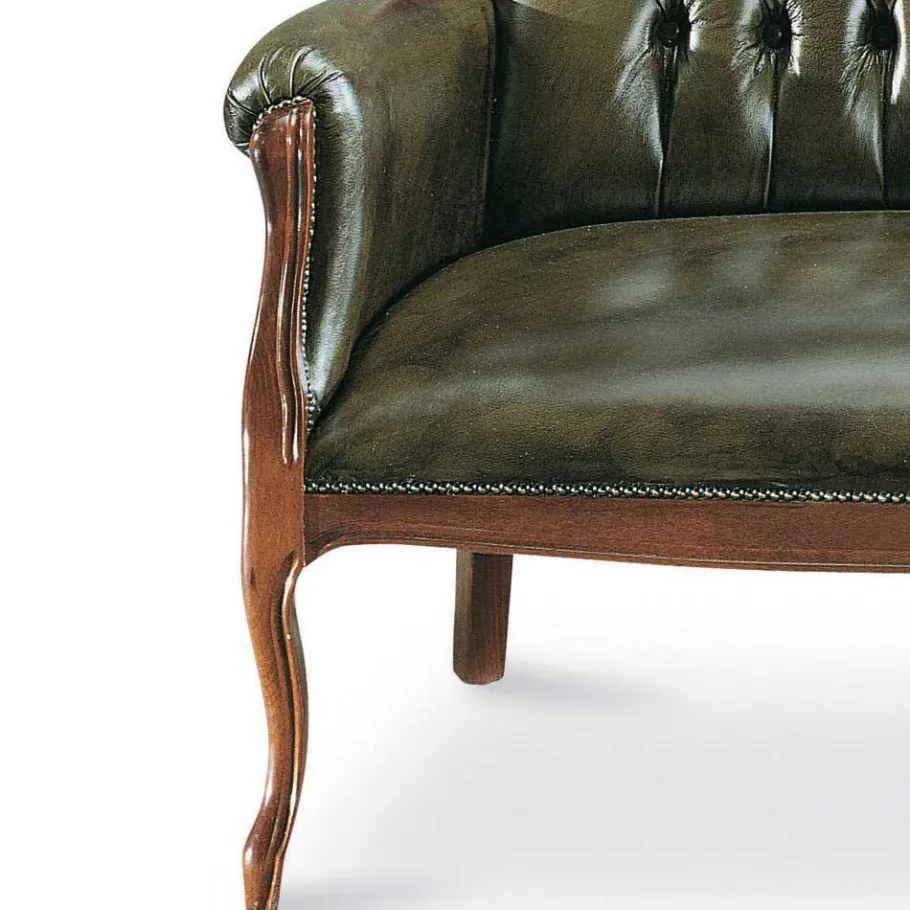 Sale Chesterfield Polsterbank in Dunkelgrün Magari & Nussbaum Sitzbank