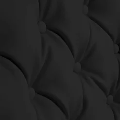 Best Chesterfield Polstersessel in Schwarz Kunstleder - Centurion Sessel