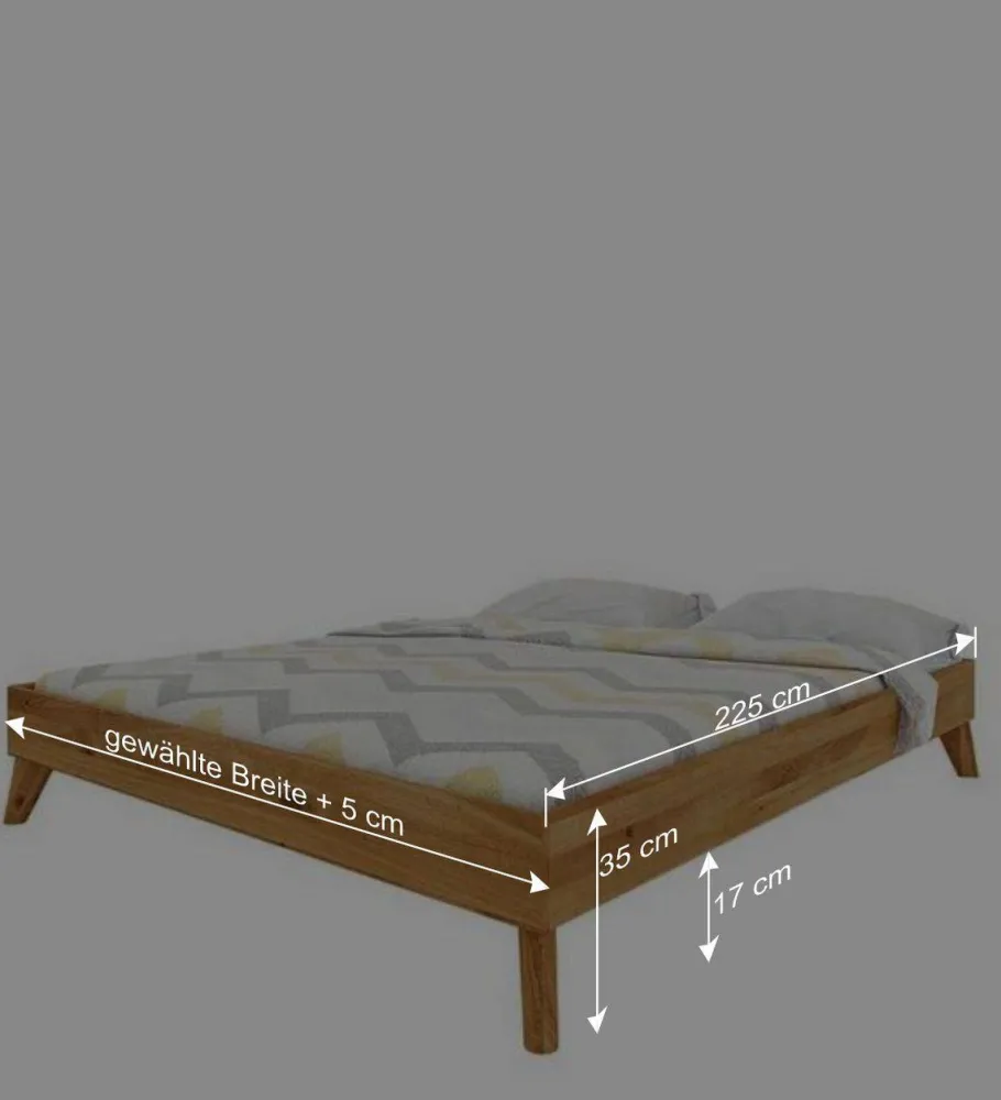 Sale 220cm Überlänge Bett ohne Kopfteil - Eavy Betten