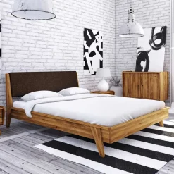 Sale 190cm Bettrahmen aus Holz Wildeiche massiv - Hardus Betten