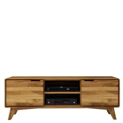 Sale 134cm breiter TV Unterschrank aus Holz - Eavy I Tv & Hifi-Möbel