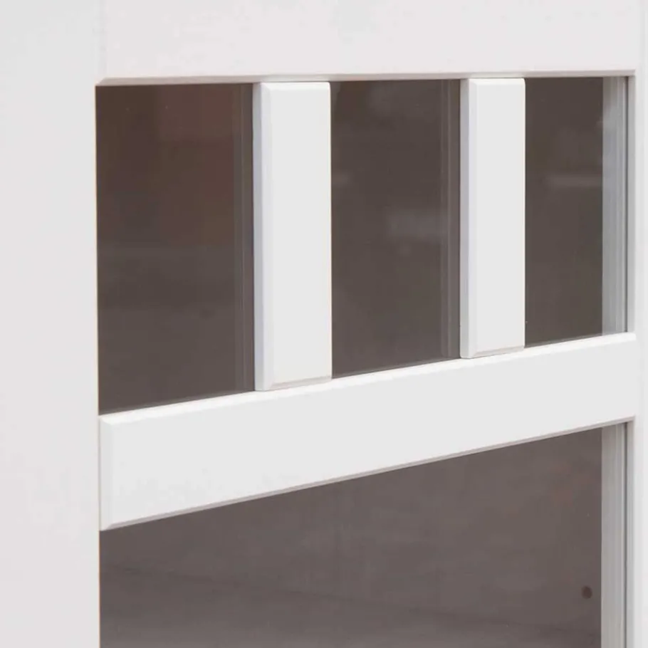 130cm Landhauskommode mit Glaseinsatz - Manipur Sideboards