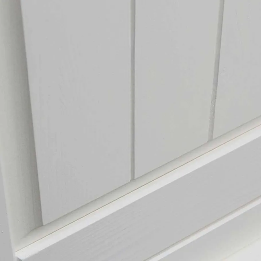 130cm Landhauskommode mit Glaseinsatz - Manipur Sideboards