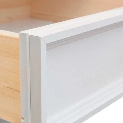 130cm Landhauskommode mit Glaseinsatz - Manipur Sideboards