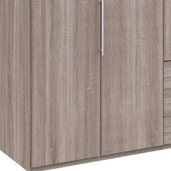 Online 200cm Schlafzimmerschrank mit Folierung Holzoptik - Crenba Kleiderschränke|Schränke