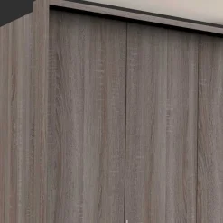 Online 200cm Schlafzimmerschrank mit Folierung Holzoptik - Crenba Kleiderschränke|Schränke