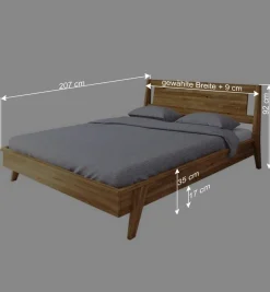 Best 190cm Unterlänge Bettgestell aus Holz - Hardus Betten