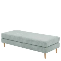 Best Cord Couchhocker in Silbergrau - Sectian Hocker