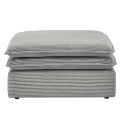 Discount Cord Polstersessel mit Hocker Set - Tessina (zweiteilig) Sessel