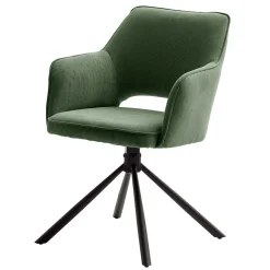 Hot Cord Tischsessel in Oliv Grün - Emilio (2er Set) Stühle