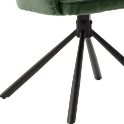 Hot Cord Tischsessel in Oliv Grün - Emilio (2er Set) Stühle