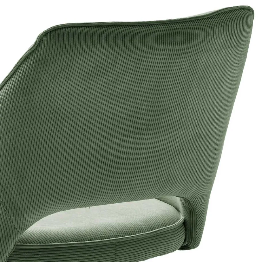 Hot Cord Tischsessel in Oliv Grün - Emilio (2er Set) Stühle