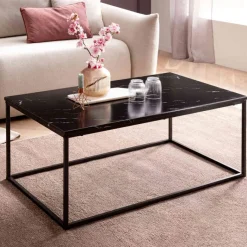 Discount Couchtisch mit Bügelgestell in modernem Design - Lorenzina Tische