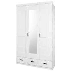 New Country Style Schrank in Pinie Weiß - Imtreba I Kleiderschränke