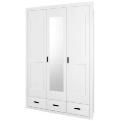 New Country Style Schrank in Pinie Weiß - Imtreba I Kleiderschränke