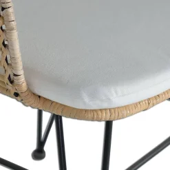 Best Design Armlehnenstuhl in Rattan Natur und Schwarz - Adatto (2er Set) Stühle