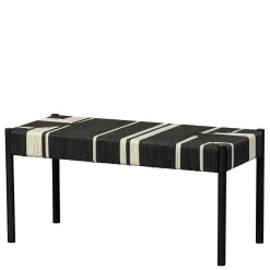 Best Design Bank in Schwarz mit Weiß - Giuseppa Sitzbank