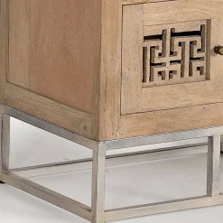 Sale Design Bücherregal aus Mangobaum Massivholz - Valuta Vitrinen|Regale