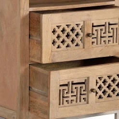 Sale Design Bücherregal aus Mangobaum Massivholz - Valuta Vitrinen|Regale