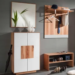 Clearance Design Flur Möbel Set zweifarbig - Mandrey (vierteilig) Garderoben