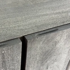 Sale Design Lowboard in Grau und Chrom - Vientor Tv & Hifi-Möbel|Lowboards