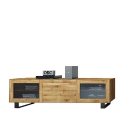 Best Design Lowboard Manzey mit Glastüren Tv & Hifi-Möbel|Lowboards