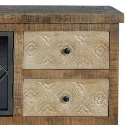 Best Design Lowboard mit Glas Metalltüren - Everton Tv & Hifi-Möbel|Lowboards