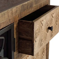 Best Design Lowboard mit Glas Metalltüren - Everton Tv & Hifi-Möbel|Lowboards