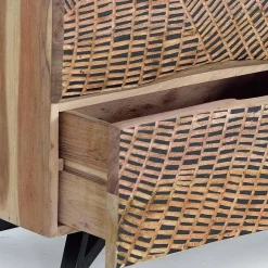 Best Design Nachtkommode aus Massivholz - Merlan Kommoden