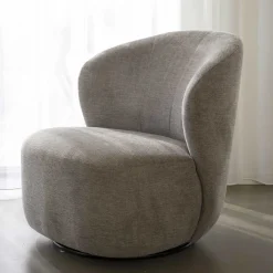 Design Polstersessel in Beige Stoff - Heavy Sessel