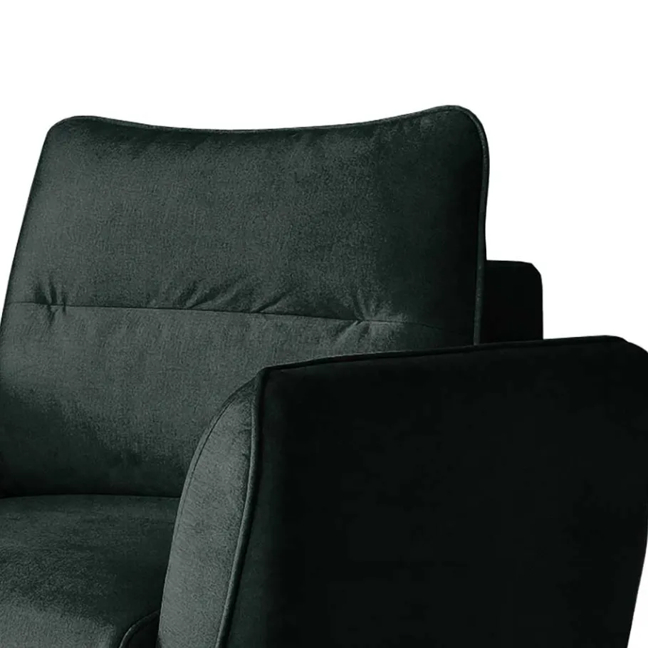 Best Design Samtsessel in Dunkelgrün - Major Sessel